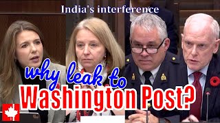 Why didnt Trudeau release sensitive information to Canadians but it was LEAKED to Washington Post [upl. by Anirehtak859]