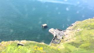 Alderney Airport full approach and landing Aurigny Air Channel IslandsTrislander [upl. by Enasus211]