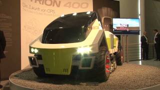 Claas Etrion 400 tractor of the future [upl. by Plantagenet]