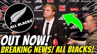 BREAKING NEWS Scott Robertsons All Blacks Era All Blacks News Today allblacks [upl. by Gilmore]