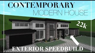 22K Modern Contemporary House SPEEDBUILD LAYOUT INCLUDED Welcome To Bloxburg [upl. by Roby228]