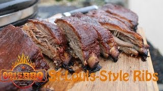 Spareribs St Louis Cut  deutsches Grill und BBQRezept  0815BBQ [upl. by Yniattirb]