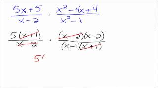 Multiply and Divide Rational Expressions [upl. by Freeman232]