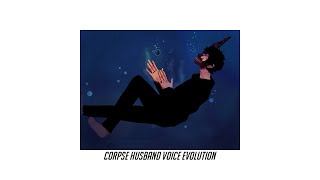 Corpse Husband Voice Evolution Comparison 20152020 gerd [upl. by Elatan]