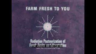 IRRADIATION OF FOOD VINTAGE ATOMIC ENERGY COMMISSION FILM quot FARM FRESH TO YOUquot 49374 [upl. by Neeluj686]