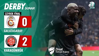 Galatasaray 02 VavaCars Fatih Karagümrük MAÇ ÖZETİ Ziraat Türkiye Kupası Çeyrek Final [upl. by Ecurb]