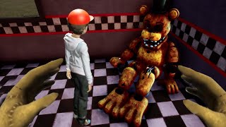 FNAF Killer in Purple REMASTERED is HERE STUFFING CHILDREN into ANIMATRONIC SUITS [upl. by Atilehs816]