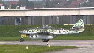 ME 262 takeoff AIR14 Payerne Switzerland [upl. by Assirralc]