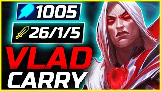 26 KILL 1005 AP VLADIMIR AMA EUW HIGH ELO [upl. by Adnesor]