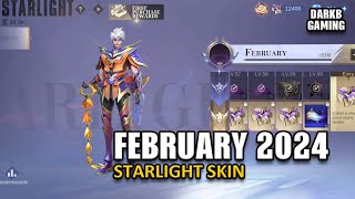 February 2024 Starlight Skin  Mobile Legends [upl. by Eilrahc]