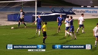 NPL 2014 R15  South Melbourne v Port Melbourne  SMFC TV [upl. by Yenwat]