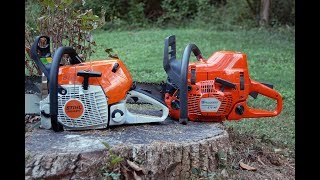 Stihl 441 Vs Husqvarna 576xp [upl. by Ariam720]