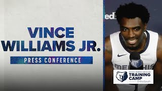 Vince Williams Jr  Grizzlies Media Day [upl. by Yltsew972]