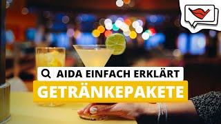 Getränkepakete  AIDA einfach erklärt 💡 [upl. by Biamonte]