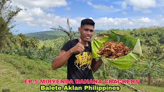 EP5 How to make CRISPY Banana Recipe Balete Aklan Philippenes NEPOMUCENO TV MIX [upl. by Shanley550]