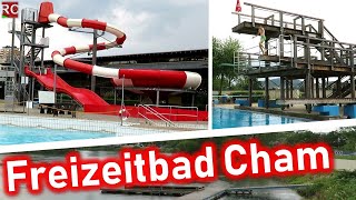 Freizeitbad Cham  Impressionen alle Rutschen Becken Sprunganlage 2019 [upl. by Audrie853]