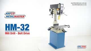 HM32 Mill Drill Hafco Metalmaster M121 [upl. by Inhsor58]