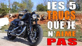 LES 5 TRUCS QUE JE NAIME PAS SUR MA MOTO [upl. by Natsud]