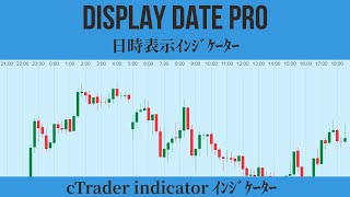 Display Date Pro indicator for cTrader [upl. by Tisha]