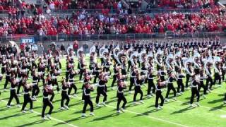 Ohio State University Marching Band Ramp Entry Script Ohio amp Pregame OSU vs IU 11 5 2011 [upl. by Bust]