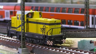 Montage der Viessmann Oberleitung  Märklin H0 Modellbahn [upl. by Nosyd]