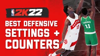 NBA 2K22 Best Defensive Settings  How to Play Defense in MyTeam 2K22  PlayNow Online [upl. by Halak63]