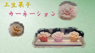 上生菓子 カーネーション [upl. by Waltner]