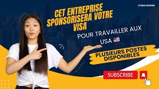 Cette entreprise recrute depuis l’étranger pour travailler aux usa visaemploi immigration usa [upl. by Atikim106]