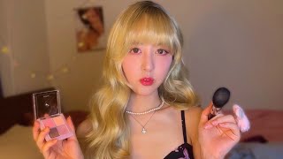 ASMR GyarU girL⭐️ doEs uR mAkup🌺Realistic Apply on the camera [upl. by Chobot454]