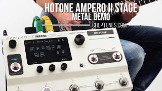 Hotone Ampero II Stage  Metal Demo [upl. by Wenda540]