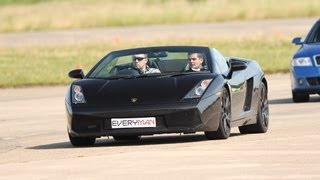 My laps in a Lamborghini Gallardo Spyder [upl. by Ardith427]