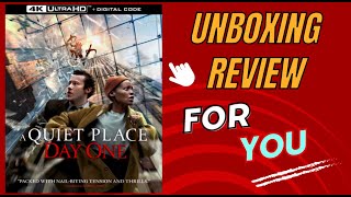 A QUIET PLACE DAY ONE  4K Bluray Unboxing amp Review 4k film movie [upl. by Iderf548]