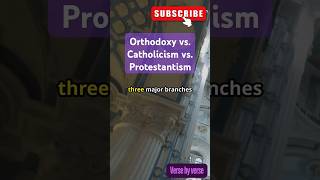 Orthodoxy vs Catholicism vs Protestantism Explained in 60 Seconds ⛪️✨inspiration christianity [upl. by Heise]