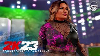 Nia Jax 2023 Entrance w New Theme amp Graphics Pack  New WWE 2K23 PC Mods  Road to WWE 2K24 [upl. by Norma]