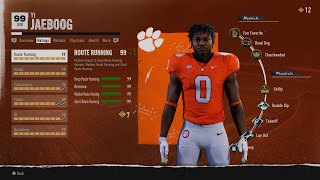 WORKING WR EDITION INSTANT 99 OVERALL GLITCH ON NCAA CFB 25 ROAD TO GLORY [upl. by Badger]