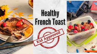 Banana and Orange French Toast  No added sugar  Picky eater approved I Healthy kids lunchbox [upl. by Yekcim128]