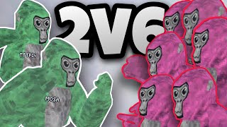 We 2v6d a PRO Team Gorilla Tag VR [upl. by Wernda400]