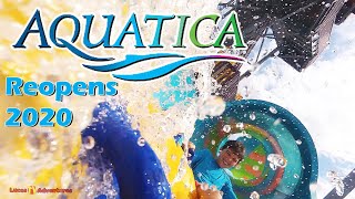 Reopened Aquatica Orlando Water Park Slides Wave Pool Lazy Rivers Full Tour [upl. by Malachi836]