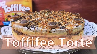 TOFFIFEE TORTE BACKEN  Karamell Torte mit Nougat selber machen Toffifee Kuchen [upl. by Lertnom563]