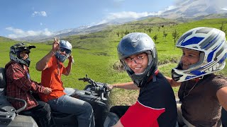 Nischay Aur Abhishek ki Bike race on last day in Shahdag  competition [upl. by Genisia]