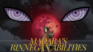 MADARA UCHIHAS RINNEGAN ABILITIES anime animecharacter madara [upl. by Liartnod]