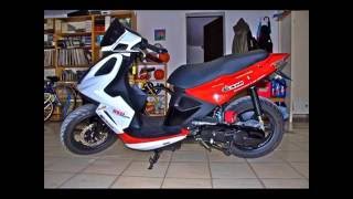 Kymco super 8 Malossi 70cc [upl. by Dilly393]