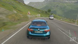 Forza Horizon 4  2016 Alfa Romeo Giulia Quadrifoglio Forza Edition Gameplay [upl. by Yurik]