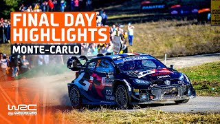 Final Day Highlights  WRC Rallye MonteCarlo 2024 [upl. by Irabaj]