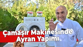 Çamaşır Makinesinde Yayık Ayranı ile Yoğurt Yaptık [upl. by Morty56]