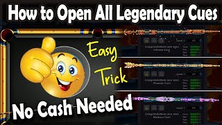 How to Open Legendary Cue in 8 Ball Pool  Easy Trick [upl. by Alioz]