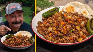 How to Make PICADILLO con PAPAS Mexican Ground Beef Recipe made Texas Style [upl. by Suiradal283]