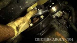 How To Replace a Serpentine Belt  EricTheCarGuy [upl. by Nollie537]