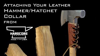 How To Lace Your Leather Collar for Hammers Hatchets amp Axes [upl. by Other]