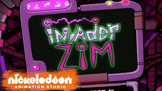 quotInvader Zimquot Theme Song HQ  Episode Opening Credits  Nick Animation [upl. by Analrahc]